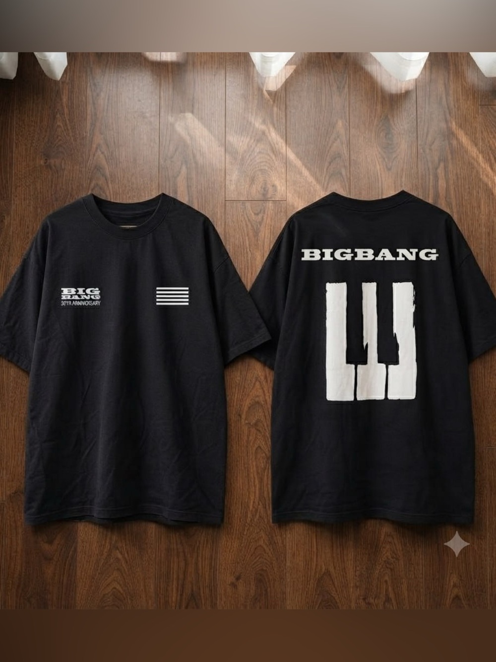 BigBang Black Short Sleeve Tee Graphic